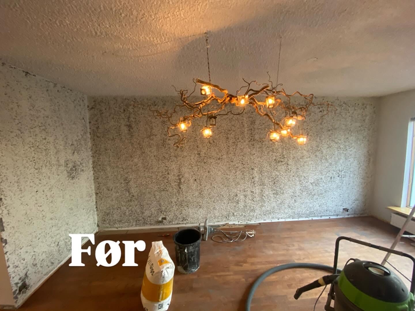 Før, indvendigt malerarbejde i Horsens